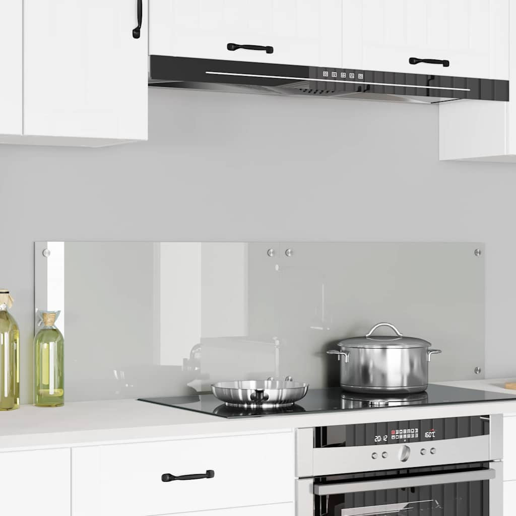 vidaXL Küchenrückwand 2 pcs Transparent 70 x 40 cm Gehärtetes Glas