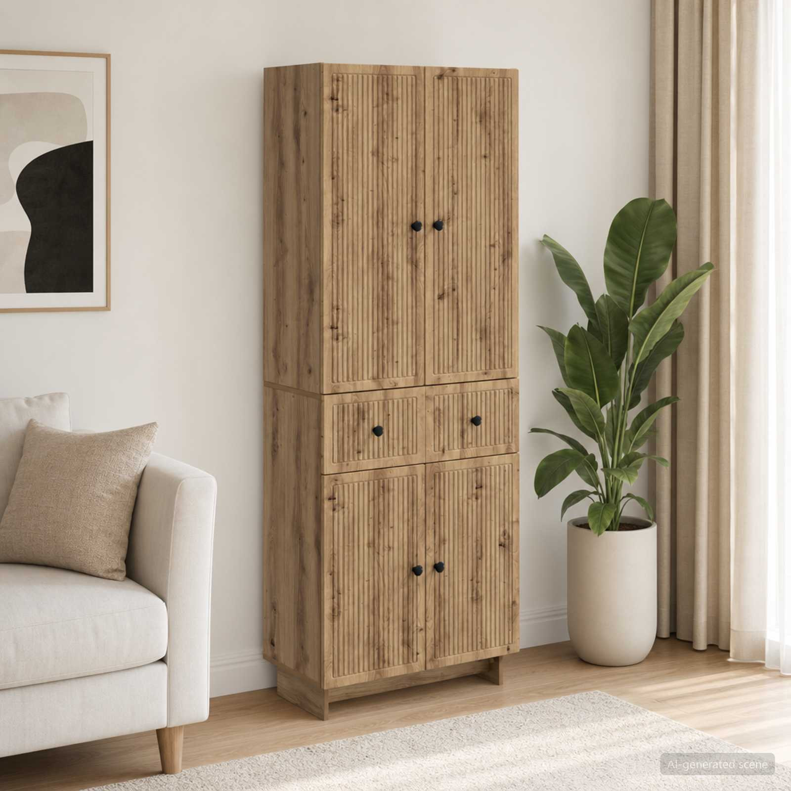 vidaXL Schrankset 2 Stk. Holzwerkstoff