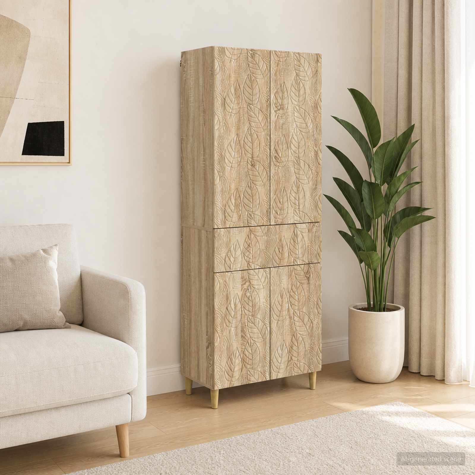 vidaXL Schrankset 2 pcs Holzwerkstoff