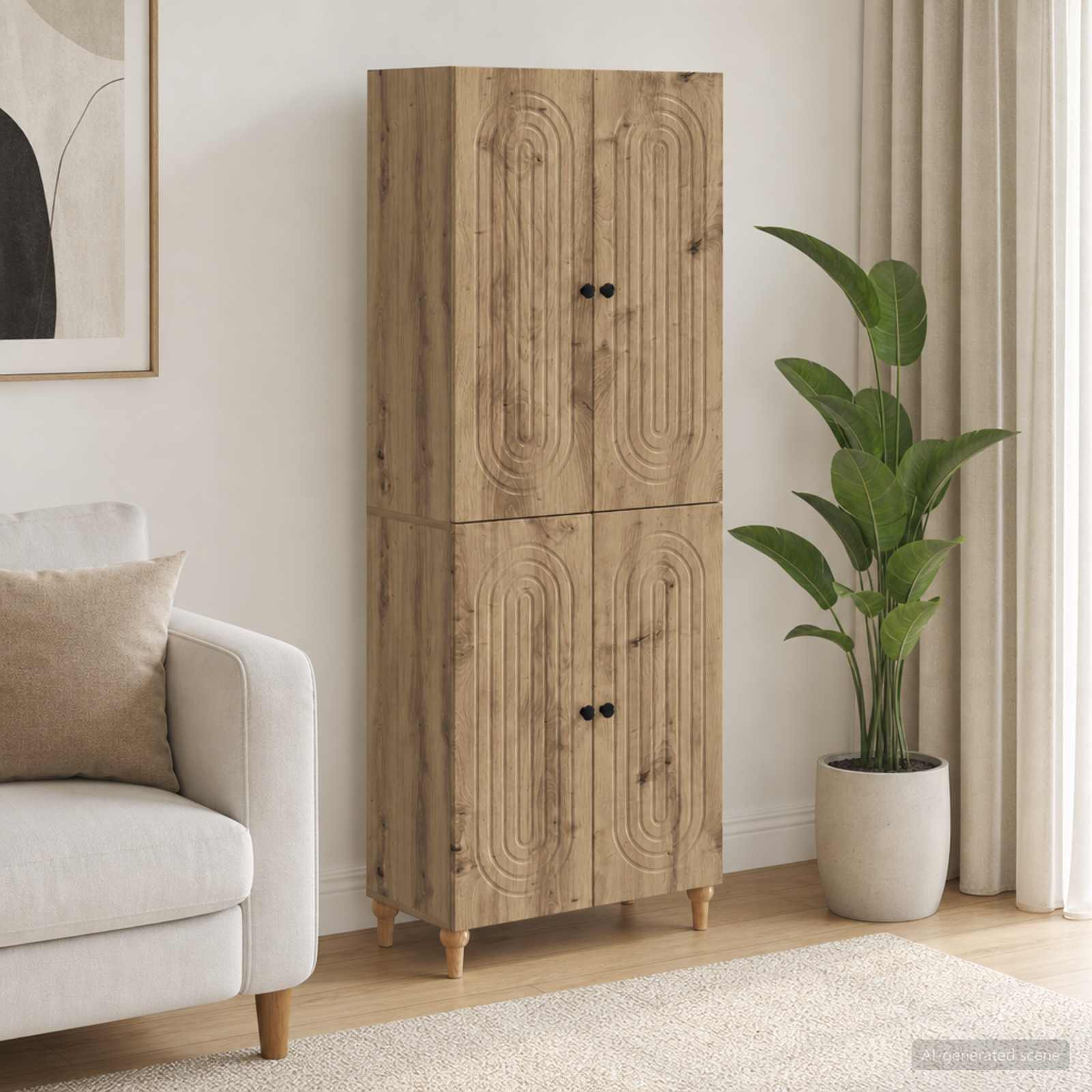 vidaXL Schrankset 2 Stk. Holzwerkstoff