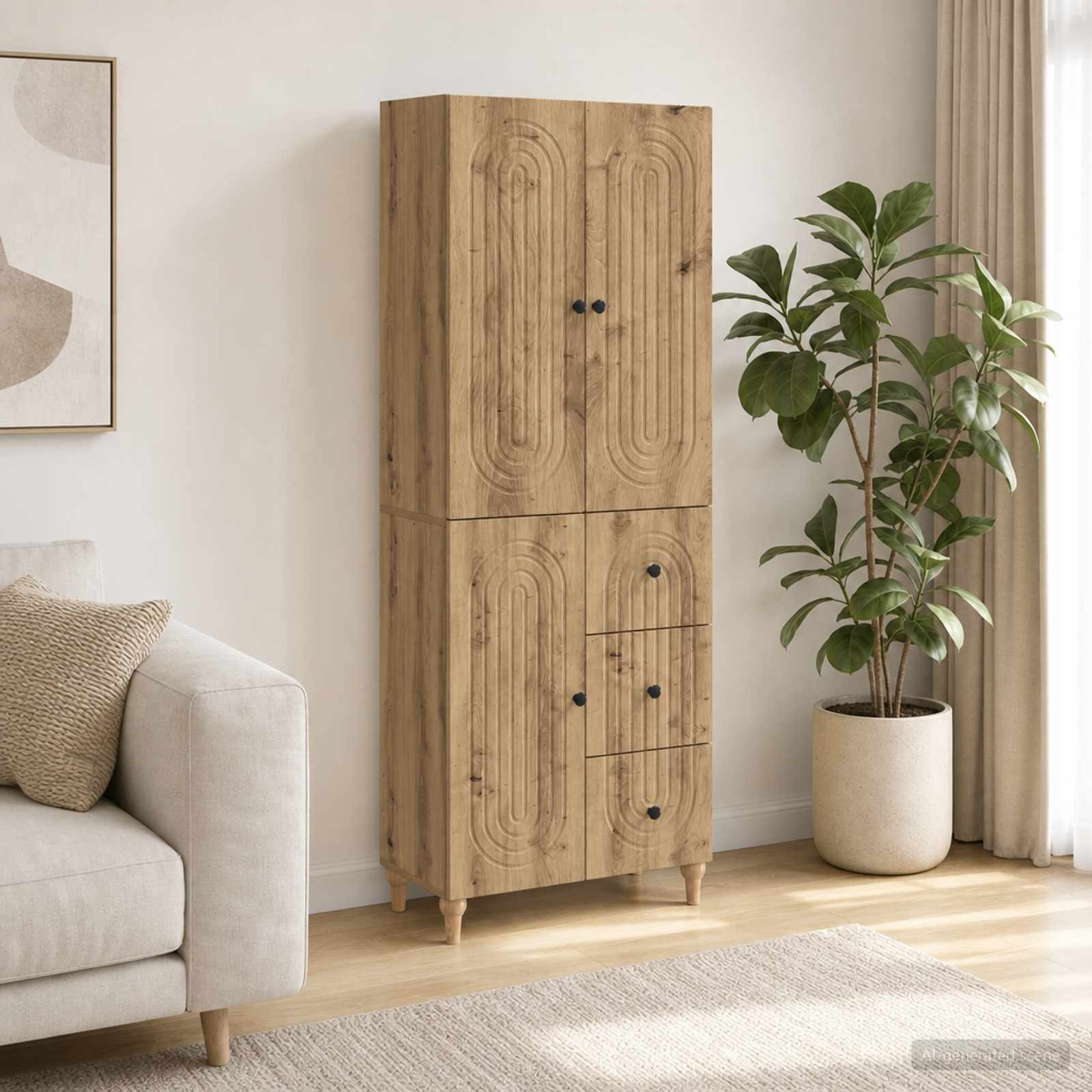 vidaXL Schrankset 2 Stk. Holzwerkstoff