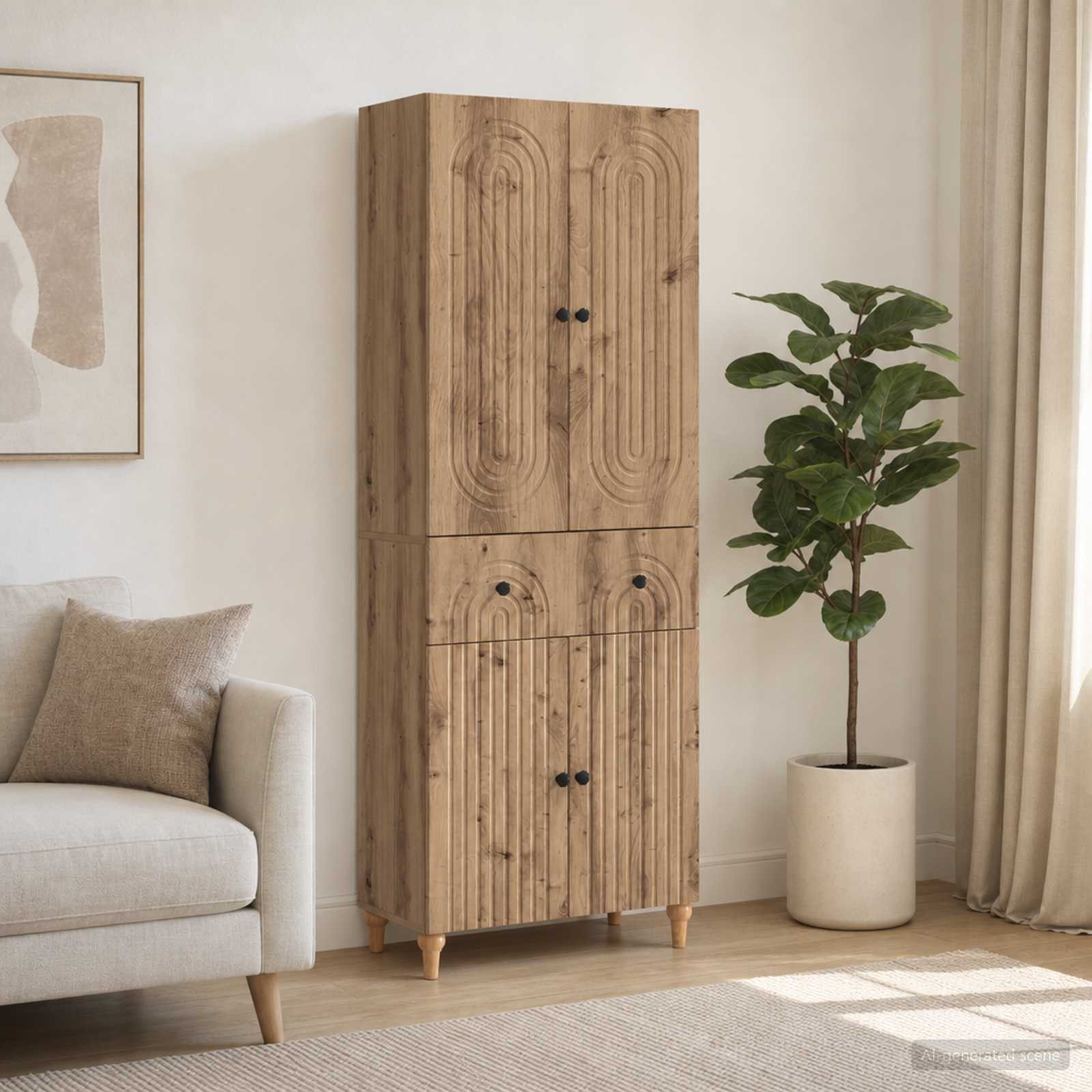 vidaXL Schrankset 2 Stk. Holzwerkstoff