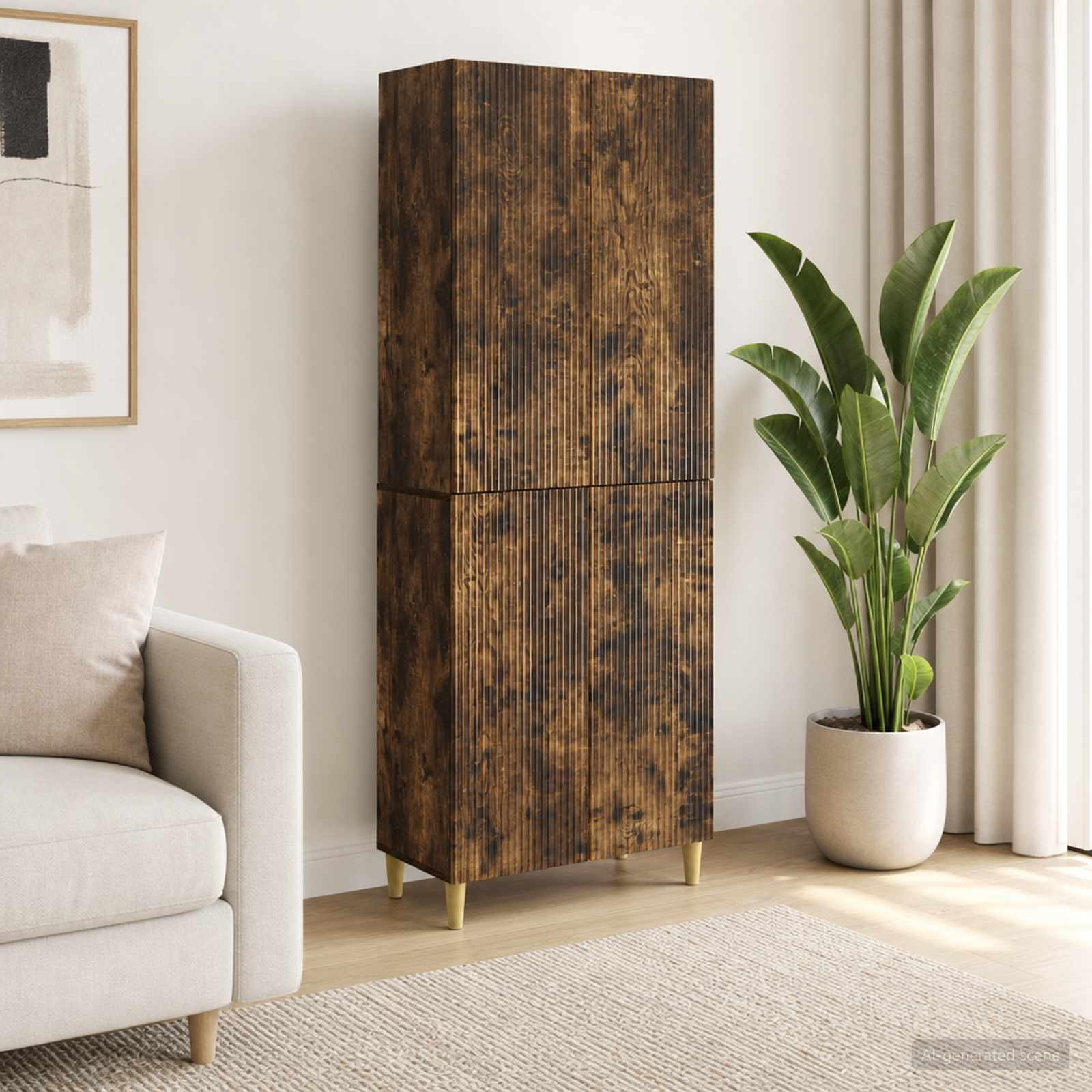 vidaXL Schrankset 2 pcs 66 x 34,5 x 90 cm Holzwerkstoff