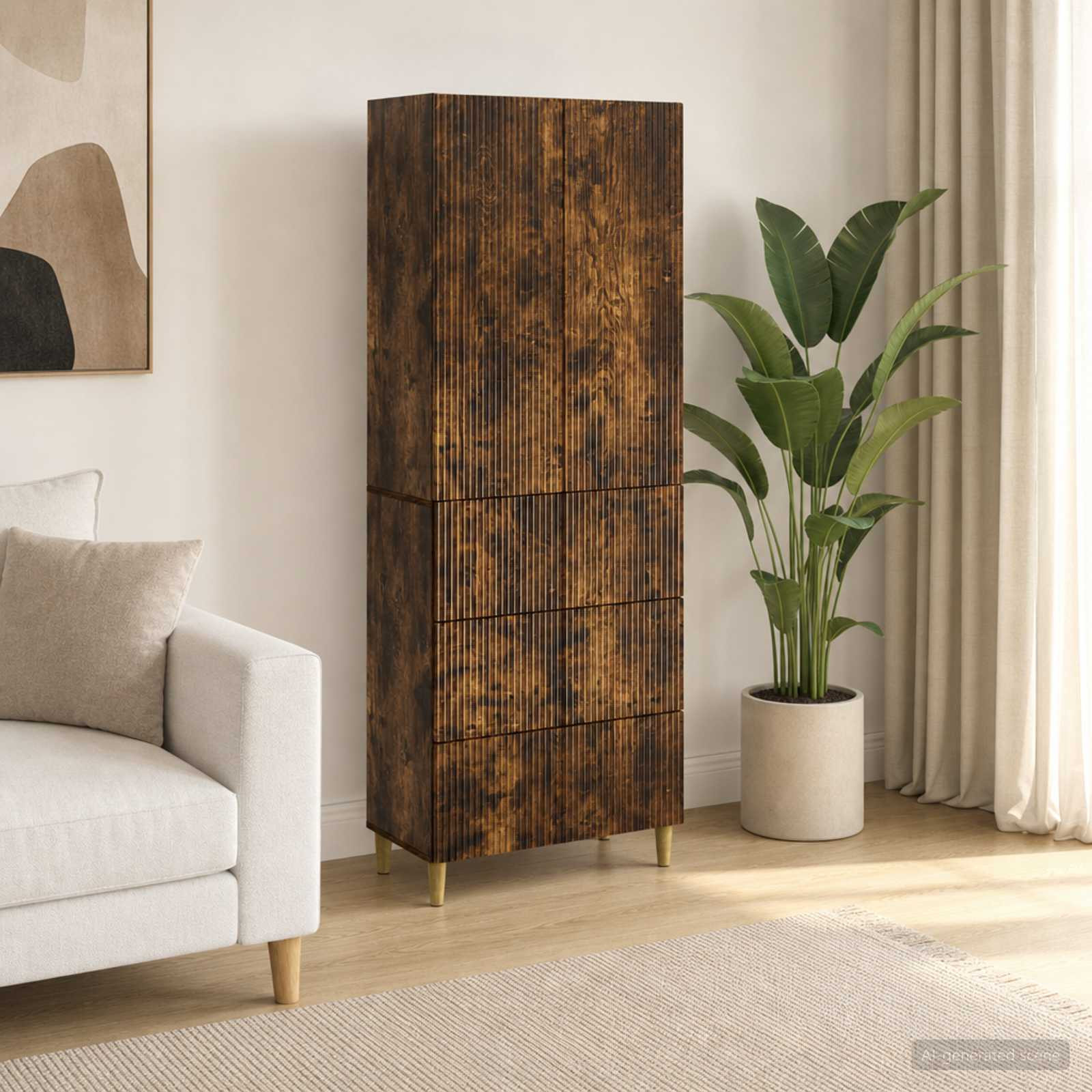 vidaXL Schrankset 2 pcs 66 x 34,5 x 90 cm Holzwerkstoff