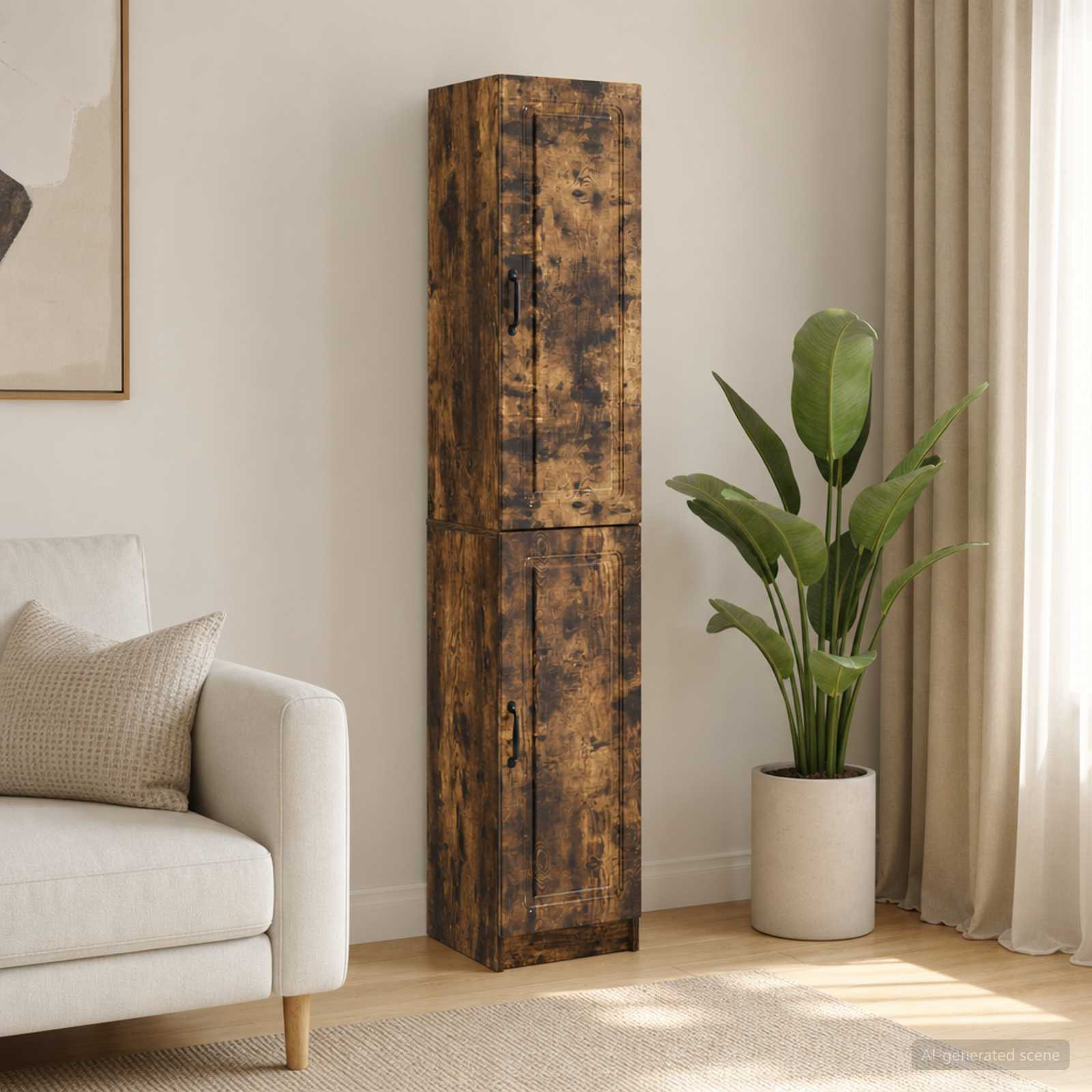 vidaXL Schrankset 2 pcs Holzwerkstoff