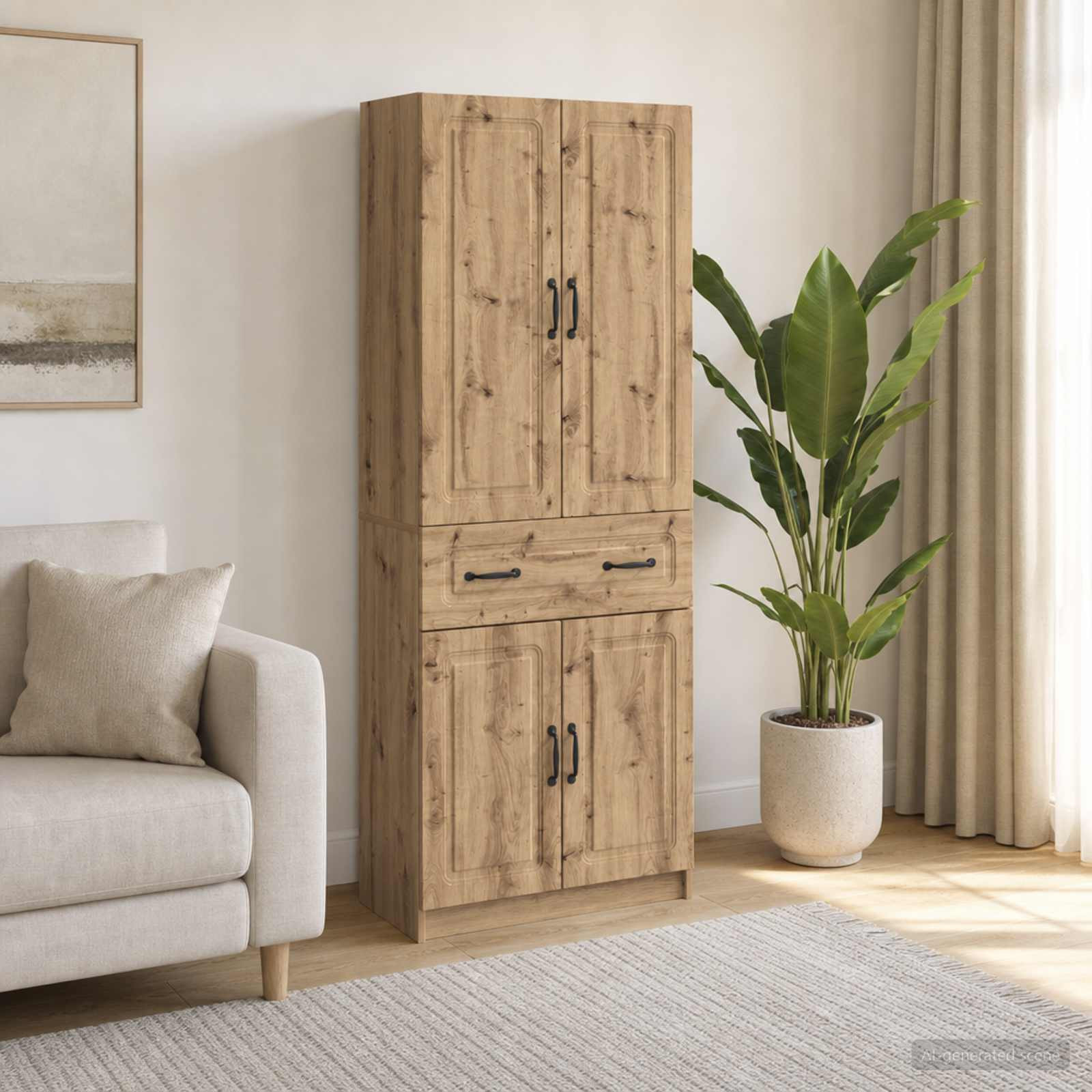 vidaXL Schrankset 2 Stk. Holzwerkstoff