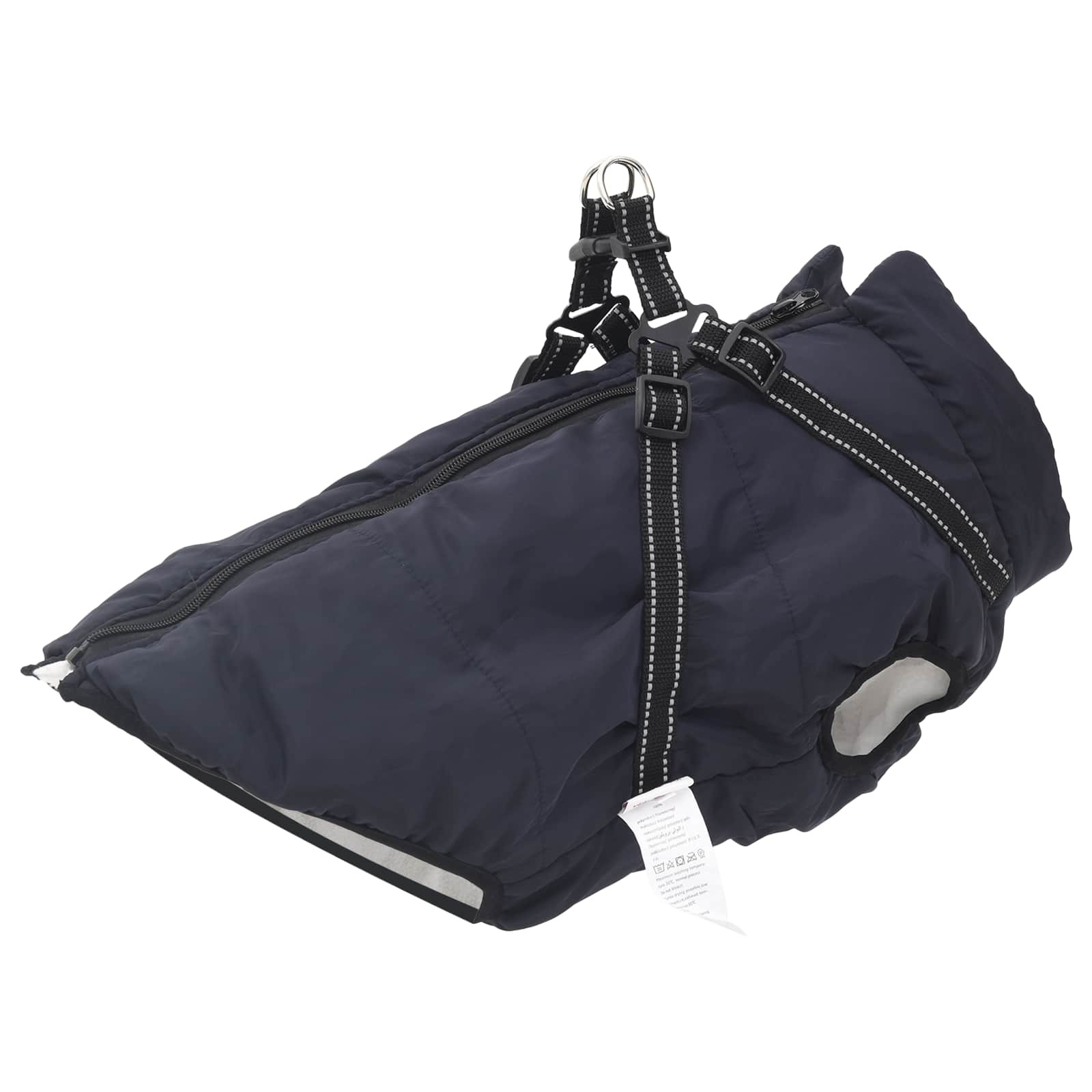 vidaXL Hundemantel Marineblau L48 Fleece und Polyester