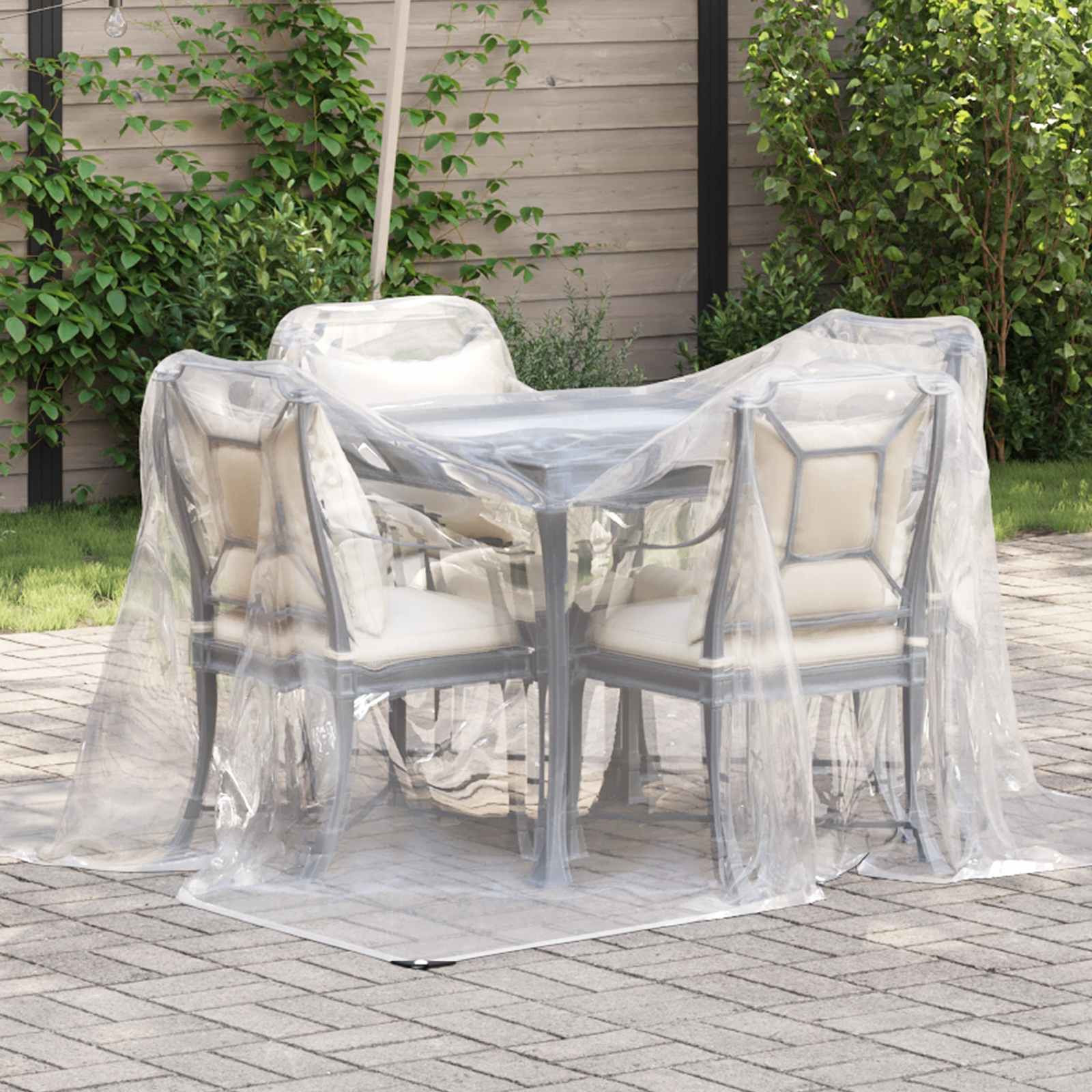 vidaXL Pflanzenabdeckung Transparent 2 x 2 m PE