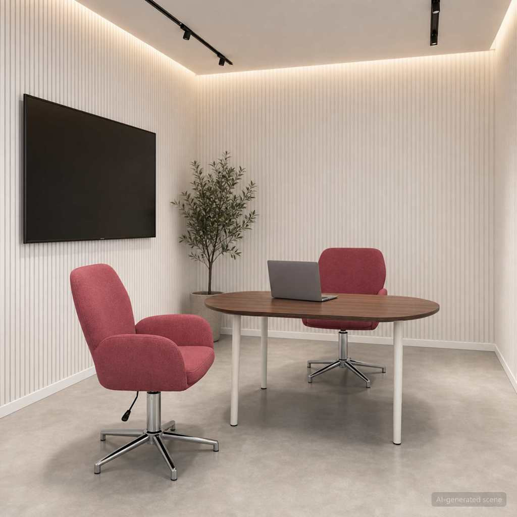 vidaXL Drehstühle 2 Stk. 54 x 58 x 90 cm Weinrot Stoff
