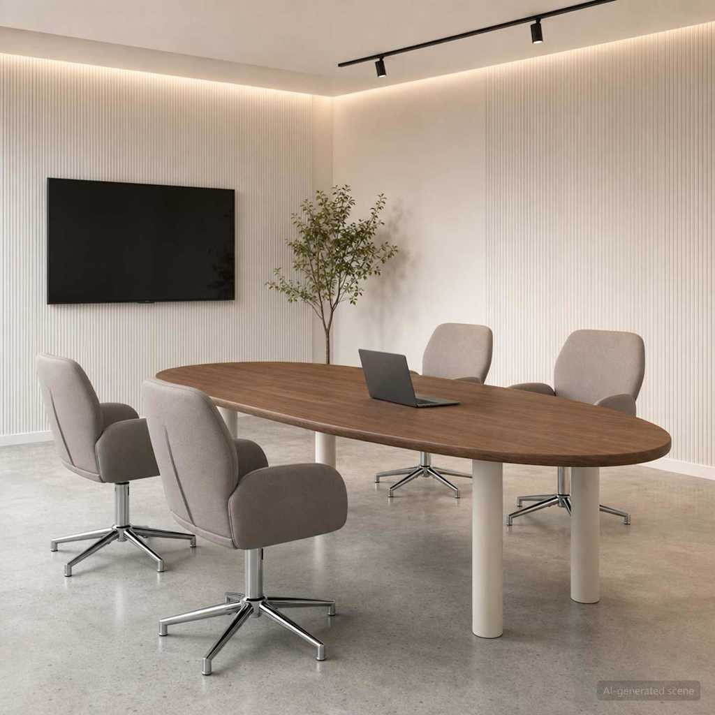 vidaXL Drehstühle 4 Stk. 54 x 58 x 90 cm Taupe Stoff