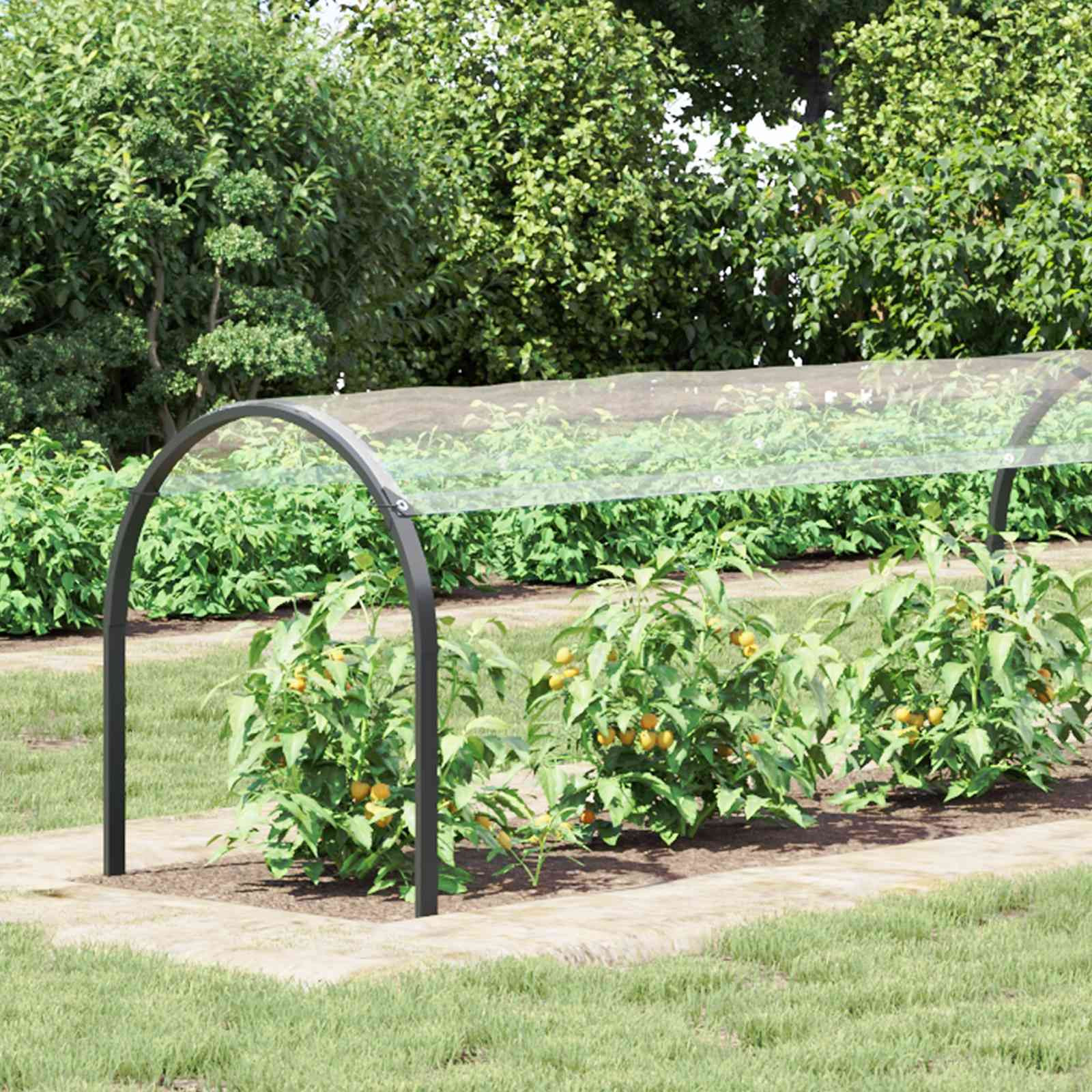 vidaXL Pflanzenabdeckung Transparent 20 x 1,5 m PVC