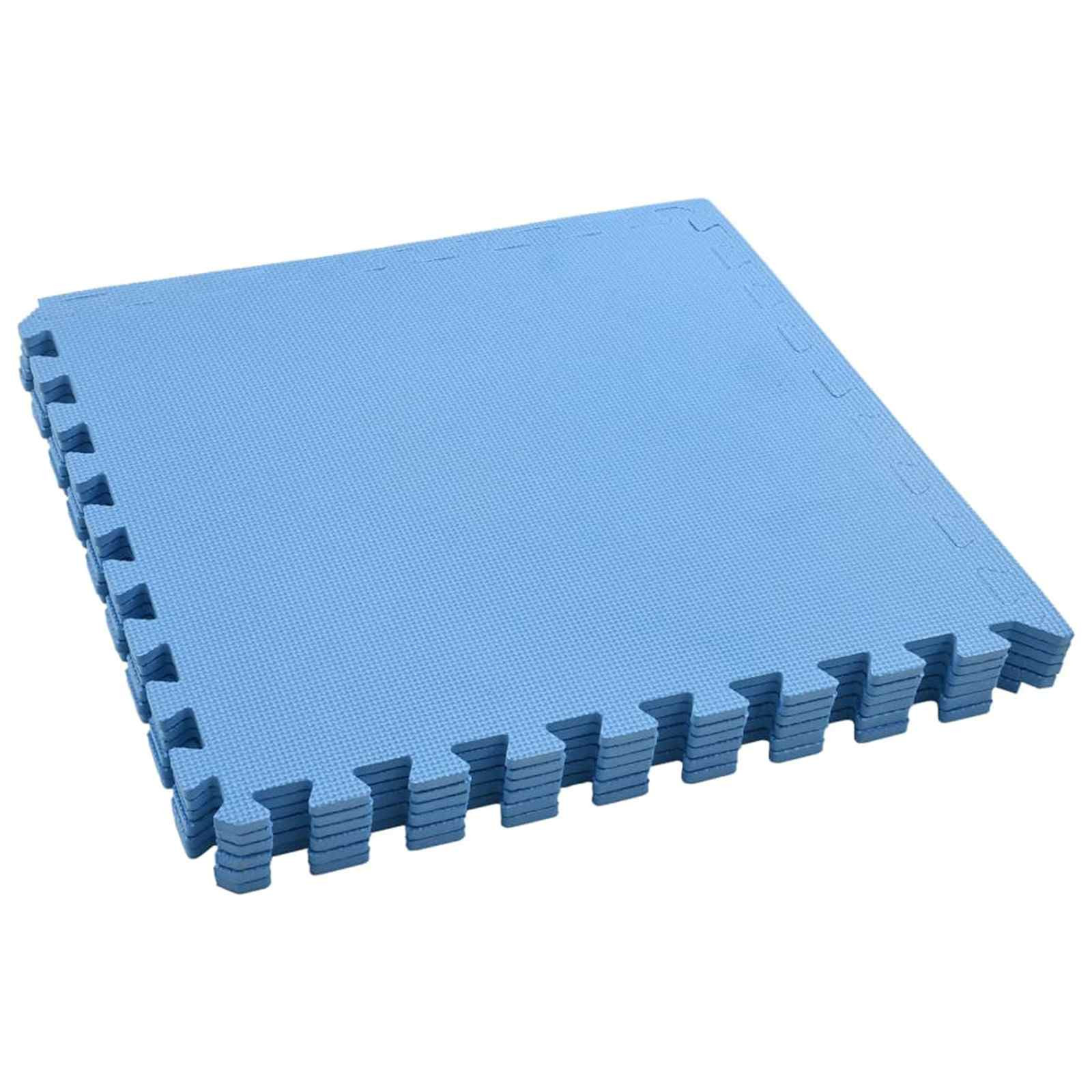 vidaXL Pool Bodenschutzmatte 6 pcs Blau 2,16 ㎡ EVA-Schaum