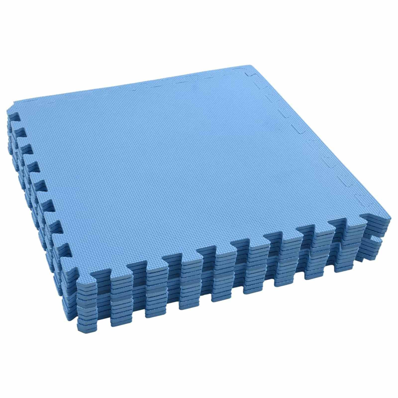 vidaXL Pool Bodenschutzmatte 12 pcs Blau 4,32 ㎡ EVA-Schaum