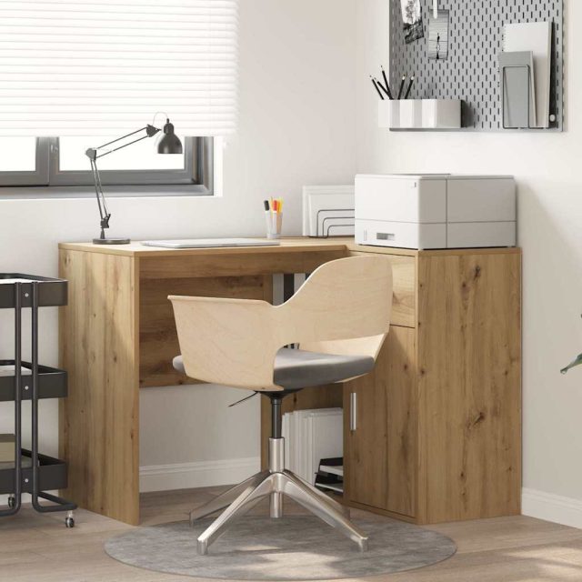vidaXL Eck-Schreibtisch Artisan-Eiche 102 x 88 x 75 cm