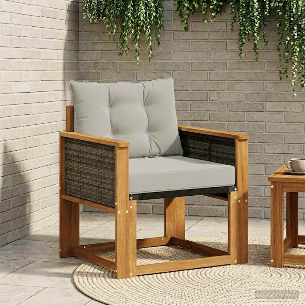 vidaXL Outdoor-Sofa Massivholz Akazie Natur
