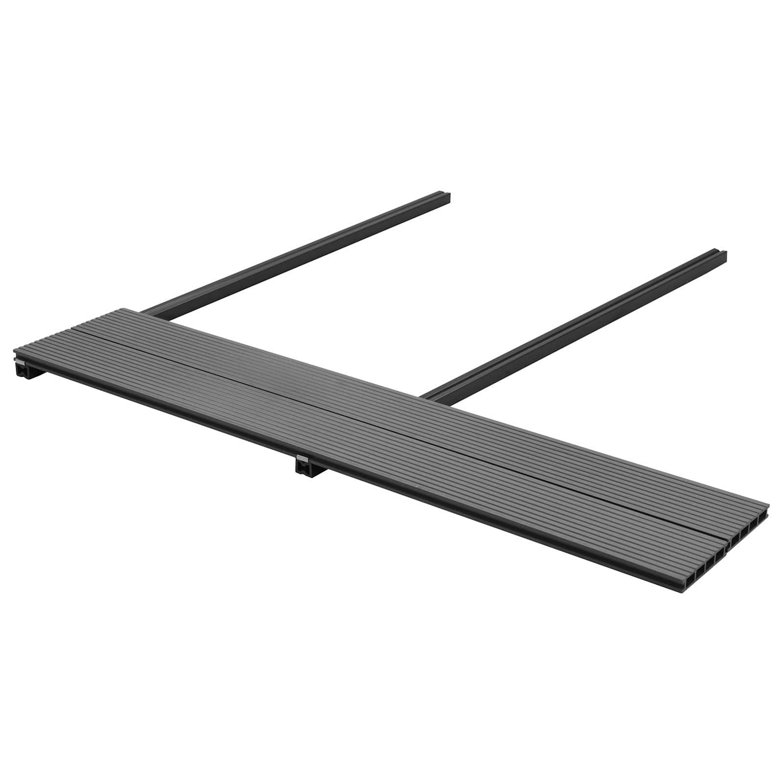 vidaXL Terrassendiele 30 pcs Grau WPC