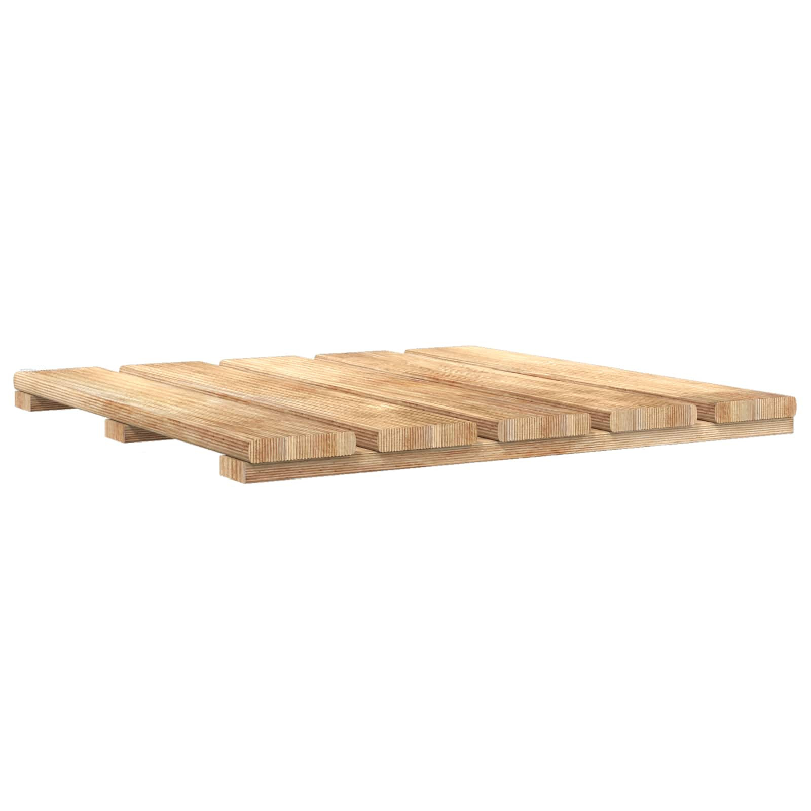 vidaXL Terrassenfliese 12 pcs Braun 50 x 50 cm