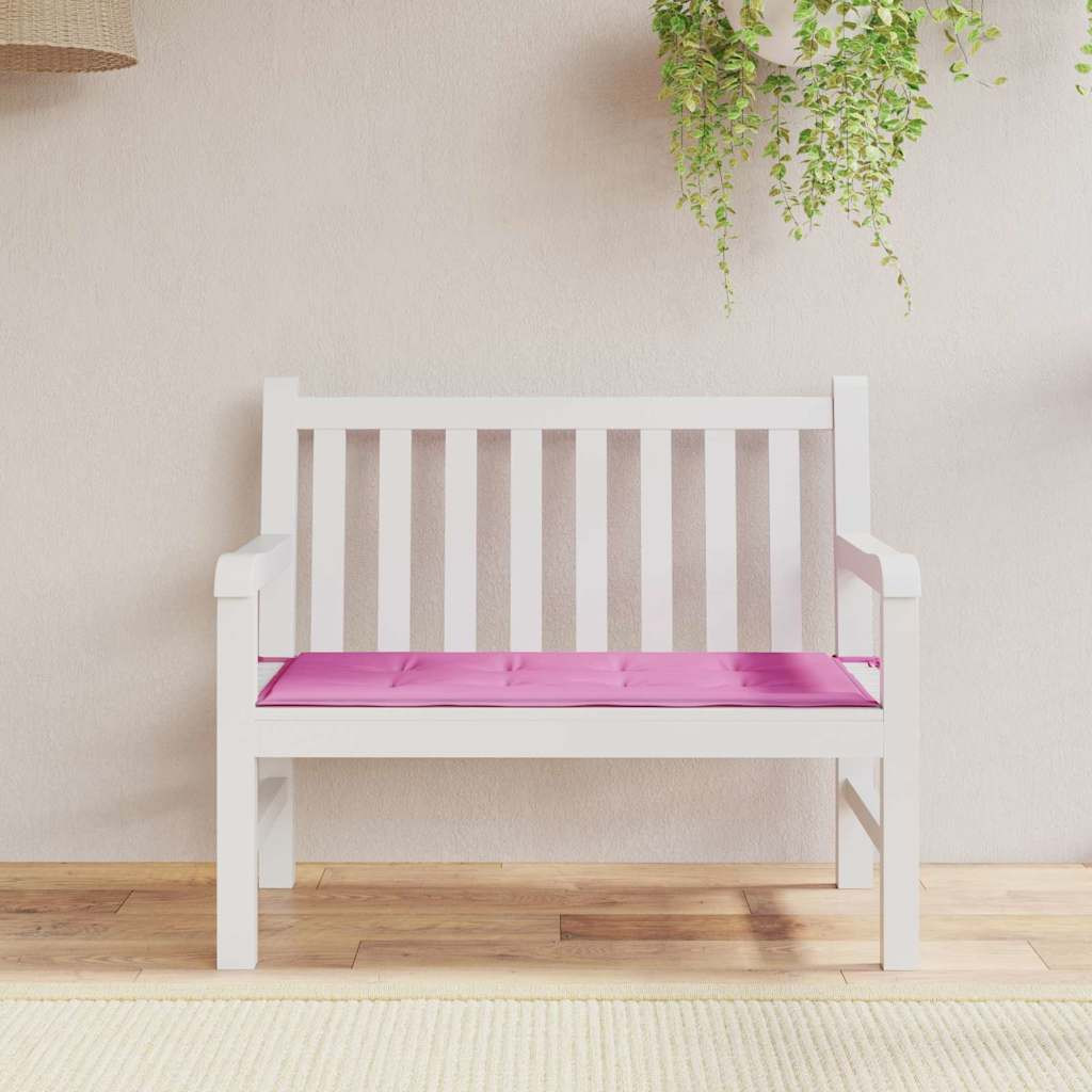 vidaXL Stuhlpolster Oxford-Stoff Rosa 100 x 50 x 3 cm