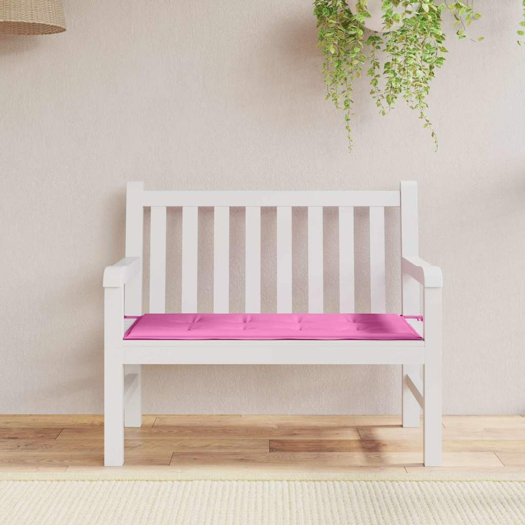 vidaXL Stuhlpolster Oxford-Stoff Rosa 120 x 50 x 3 cm