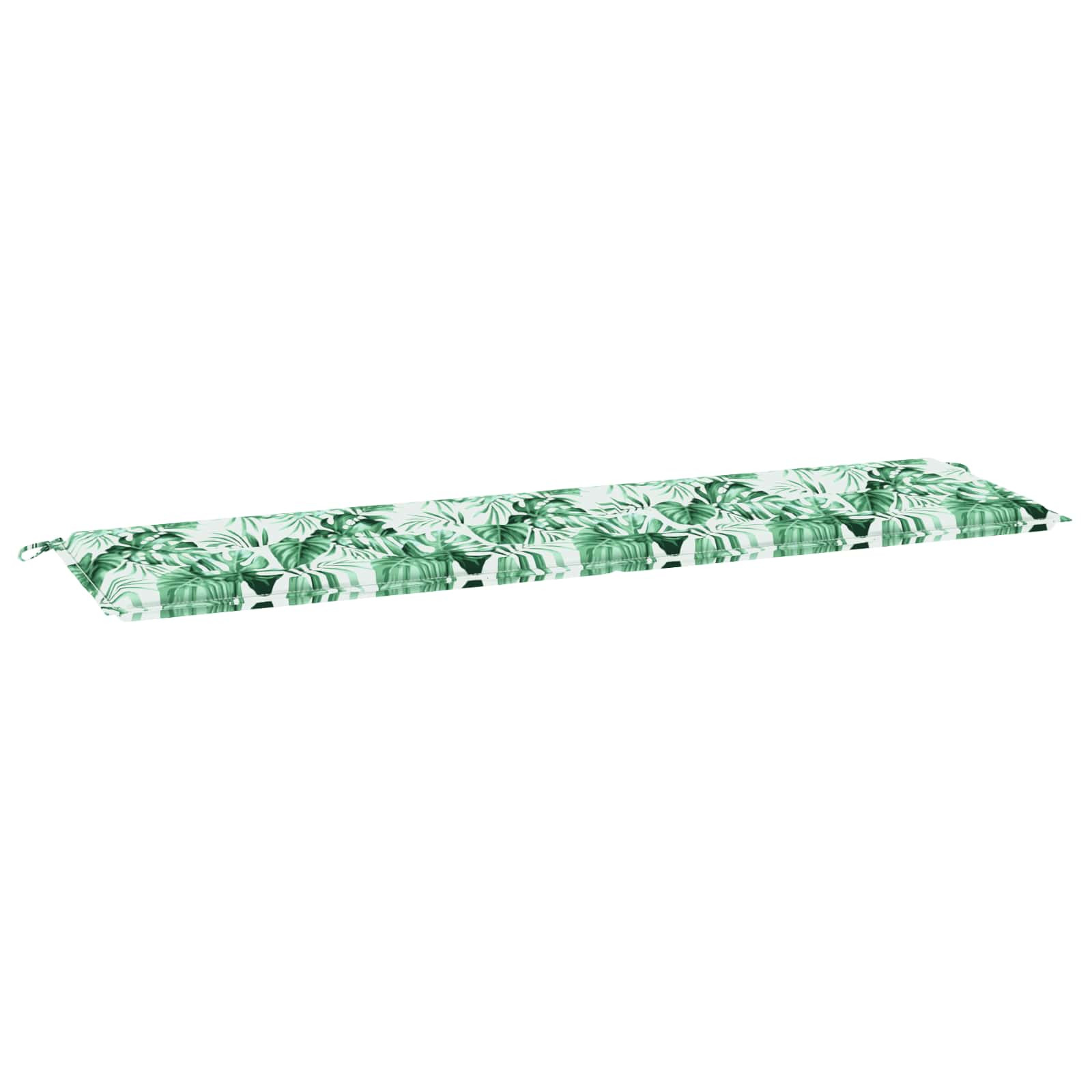 vidaXL Bankpolster Oxford-Stoff Blattmuster 150 x 50 x 3 cm