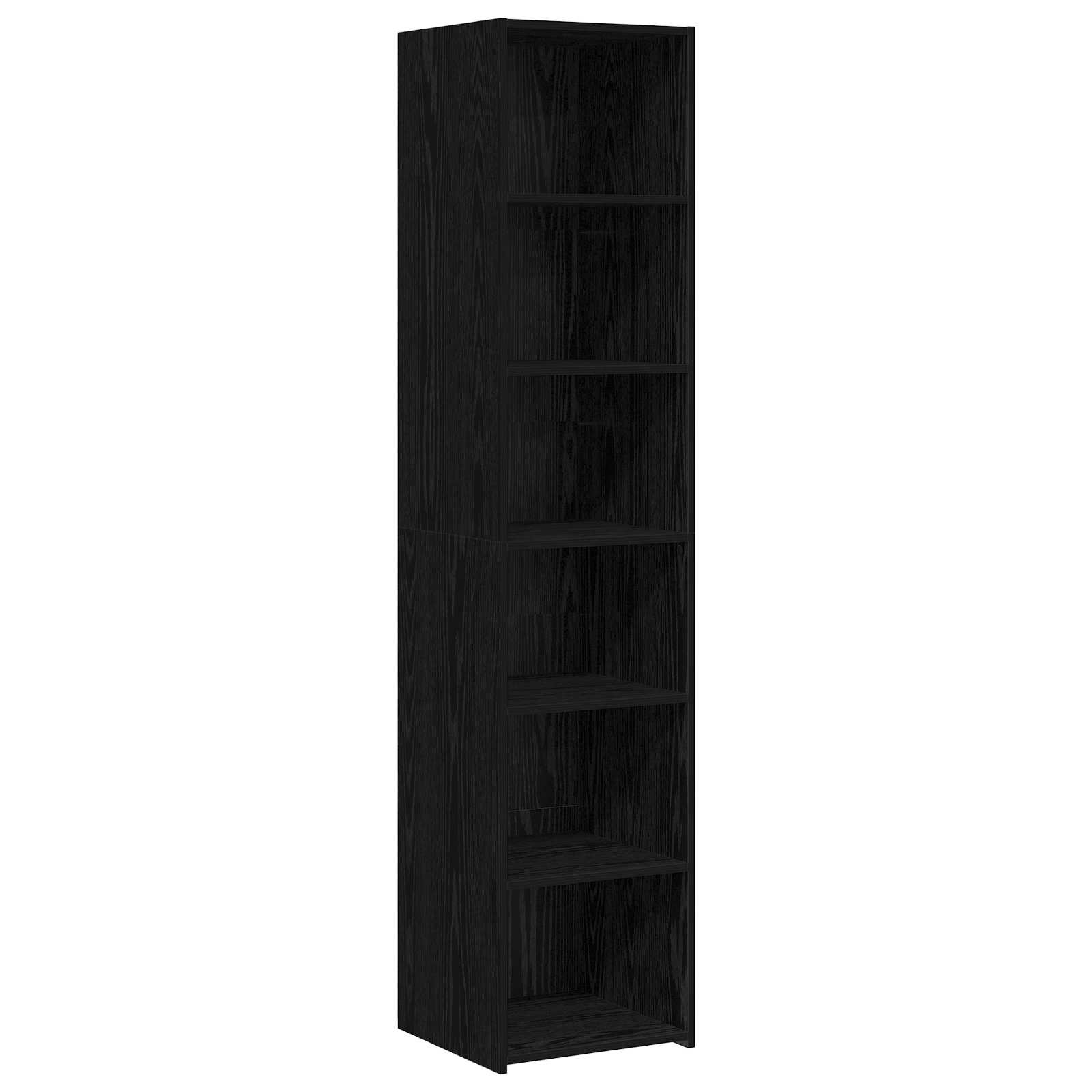 vidaXL Sideboard Schwarze Eiche 40 x 41 x 185 cm Holzwerkstoff