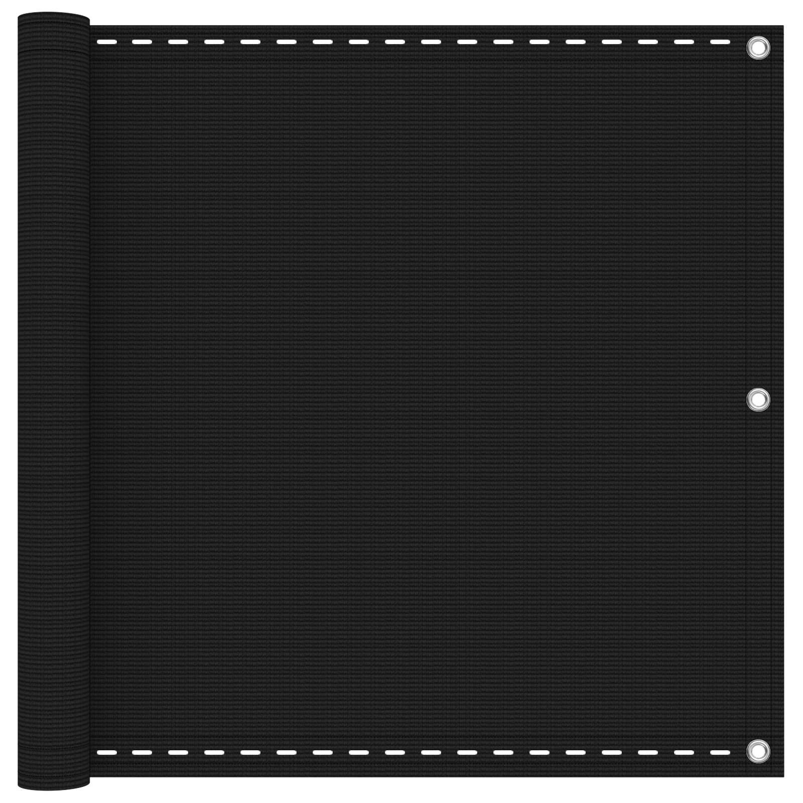 vidaXL Balkonsichtschutz Dunkelgrün 90 x 800 cm HDPE und Aluminium