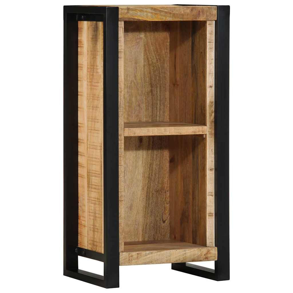vidaXL Nachttisch mit Regal Braun 40 x 30 x 80 cm Massivholz Mango