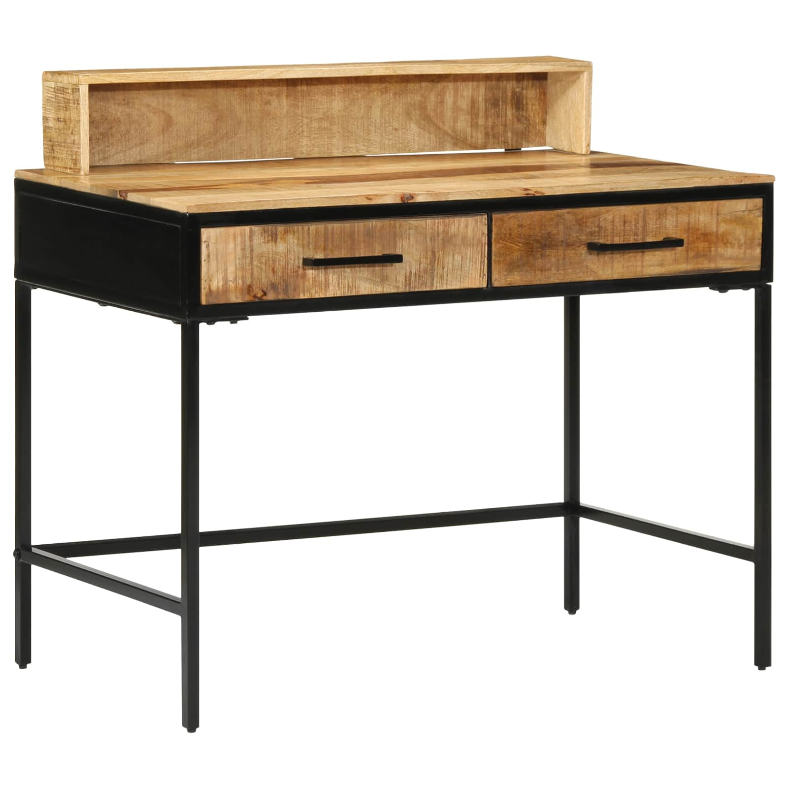 vidaXL Konsolentisch mit Schubladen Braun 100 x 55 x 89,5 cm