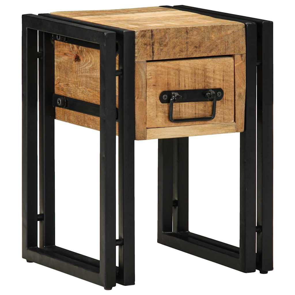 vidaXL Beistelltisch mit Schubladen 30 x 30 x 40 cm Massivholz Mango