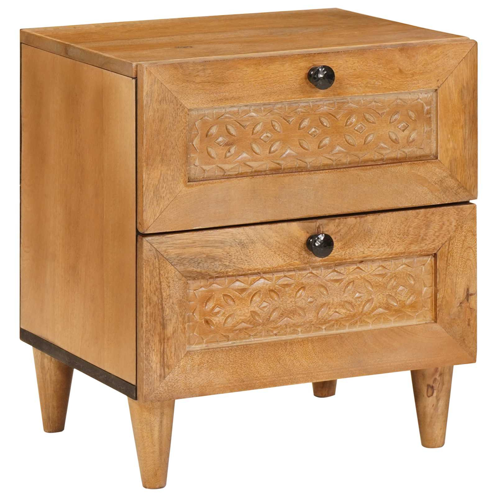 vidaXL Nachttisch Hellbraun 40 x 33 x 46 cm Holzwerkstoff