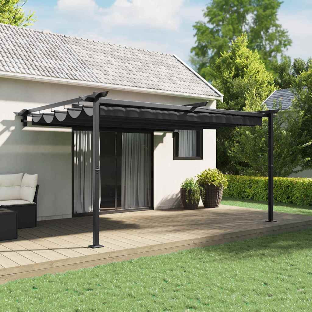 vidaXL Pavillon 400 x 300 x 200 cm Anthrazit Polyester