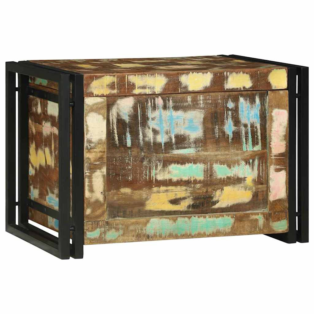 vidaXL Aufbewahrungsbox Braun und Schwarz 60 x 40 x 41 cm Altholz