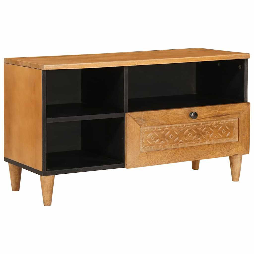 vidaXL TV-Schränk mit Schubladen 80 x 33 x 46 cm Massivholz Mango