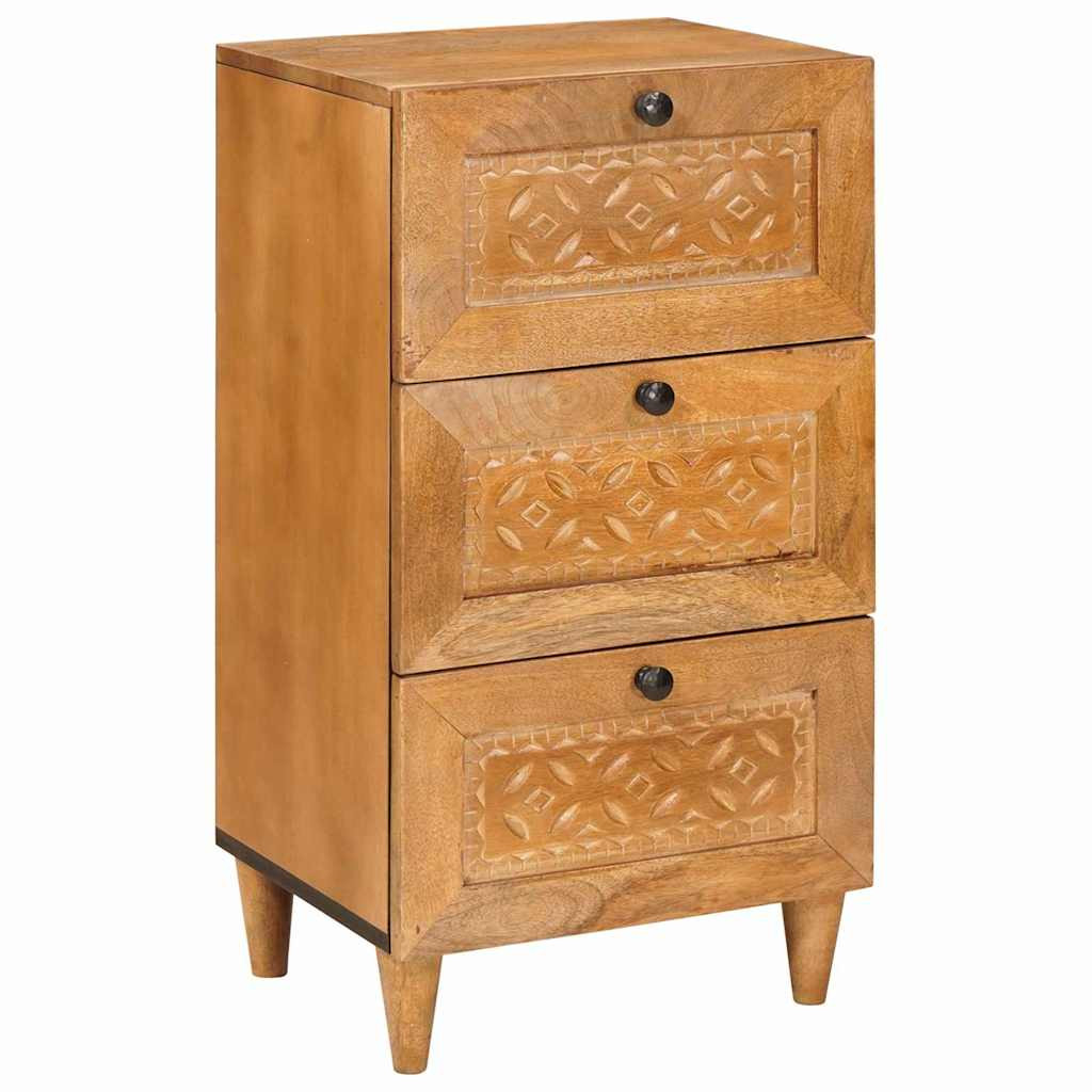 vidaXL Sideboard mit Schubladen Hellbraun 33,5 x 40 x 75 cm