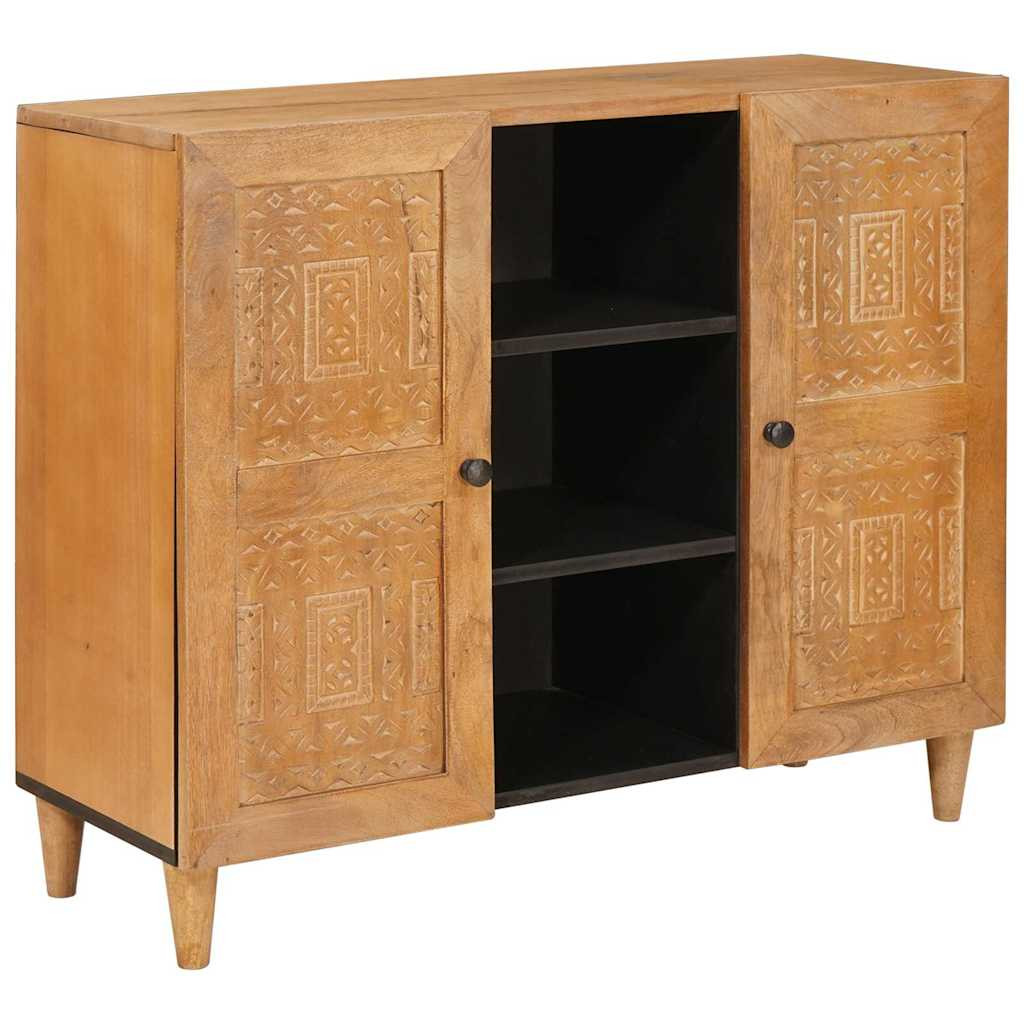 vidaXL Sideboard 90 x 33 x 75 cm Massivholz Mango