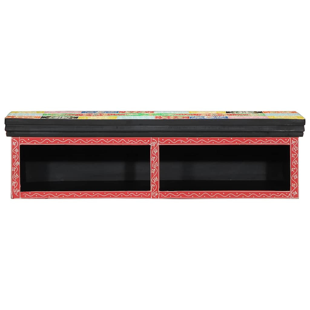 vidaXL TV-Schränk mit Regal Mehrfarbig 80 x 30 x 22 cm Holzwerkstoff