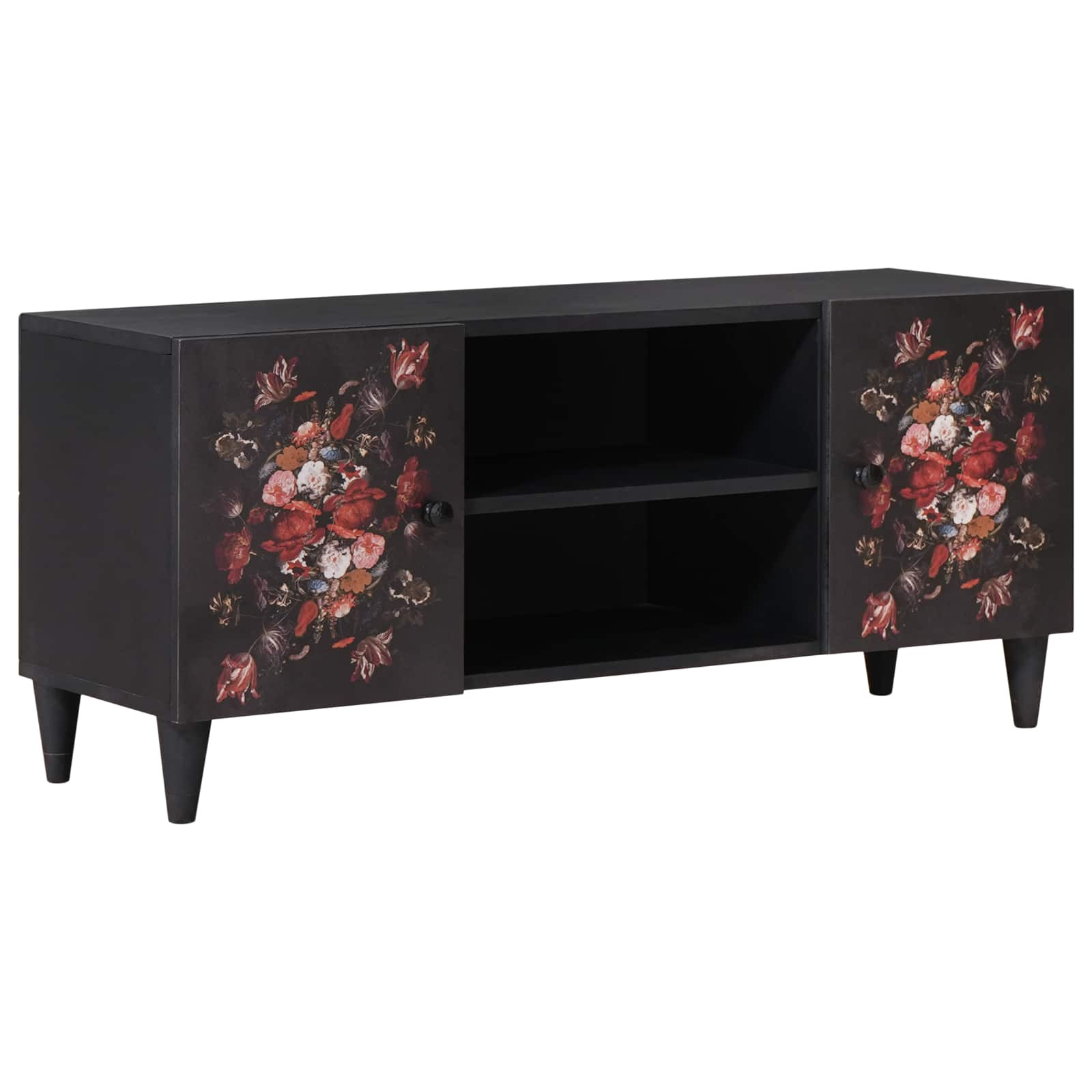 vidaXL Stauraumschränke Mehrfarbig 105 x 33,5 x 46 cm Massivholz Mango