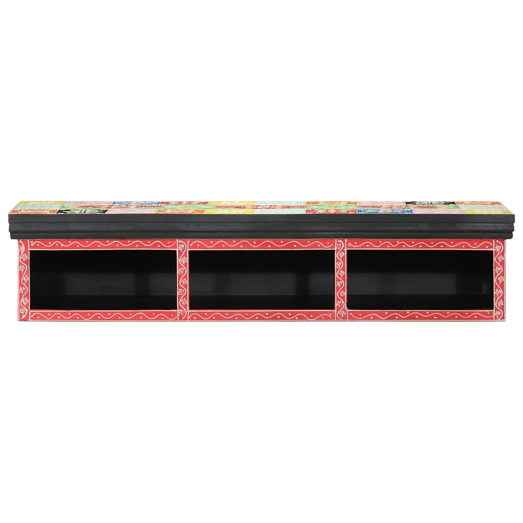 vidaXL TV-Schränk mit Regal Mehrfarbig 100 x 30 x 22 cm Holzwerkstoff