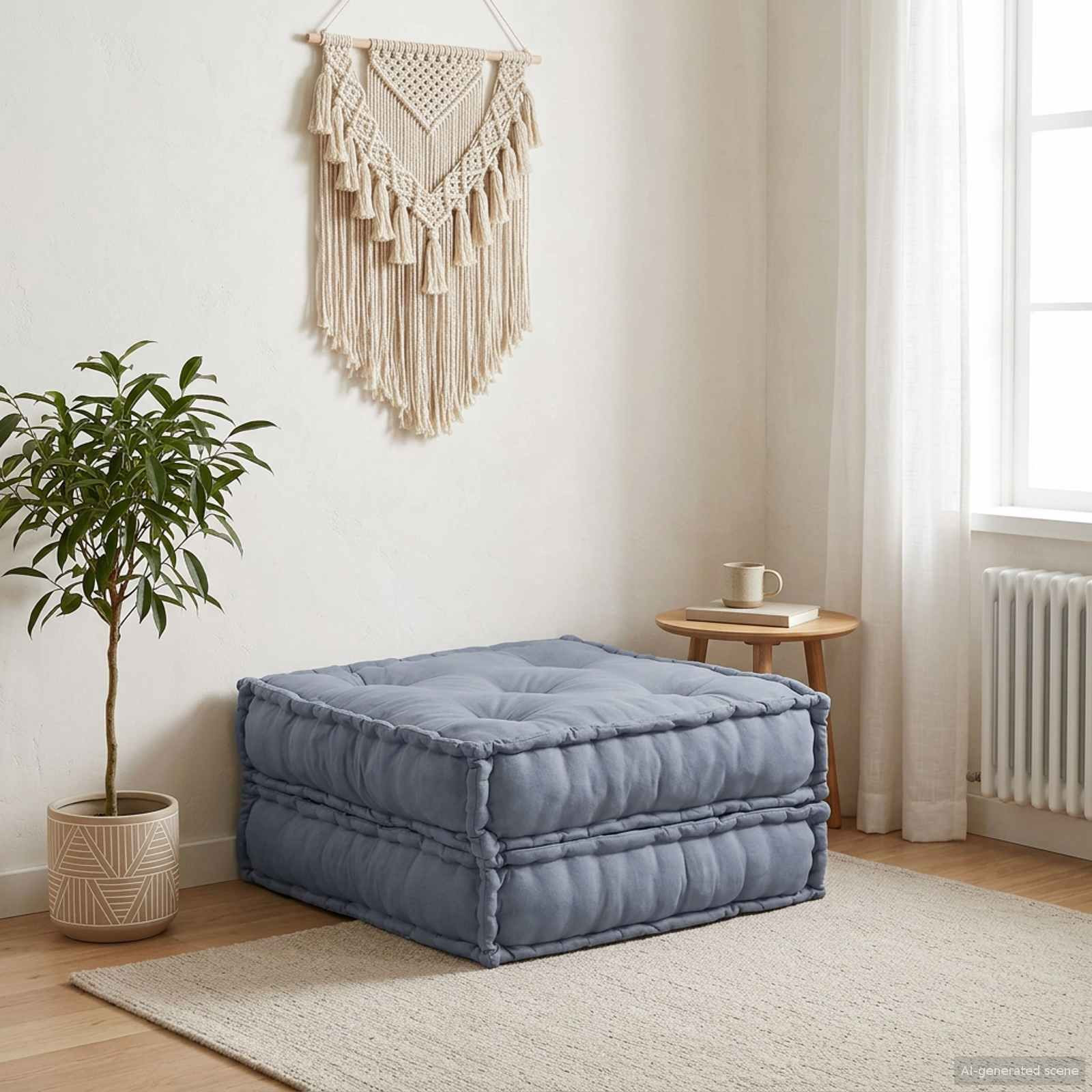 vidaXL Modulare Sofagarnitur Grau 70 x 70 x 36 cm Stoff