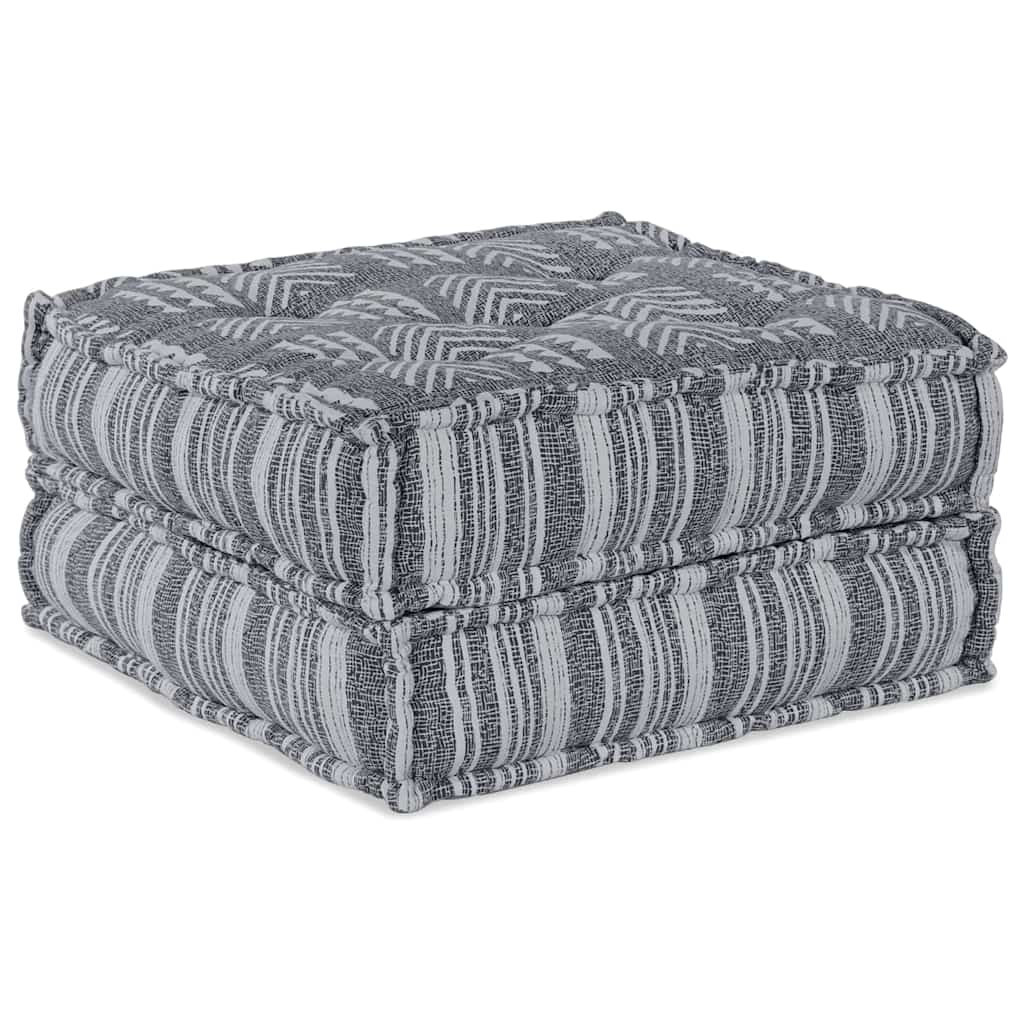 vidaXL Modulare Sofagarnitur Grau Druck 70 x 70 x 36 cm Stoff