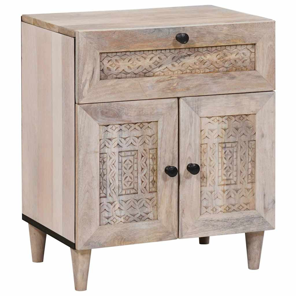 vidaXL Nachttisch Weiß 50 x 33 x 60 cm Holzwerkstoff