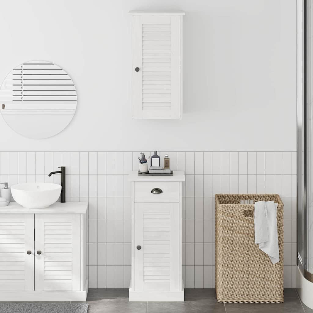 vidaXL Badezimmerschrank VIGO 2 pcs Weiß und Antikweiß 37 x 34 x 80 cm
