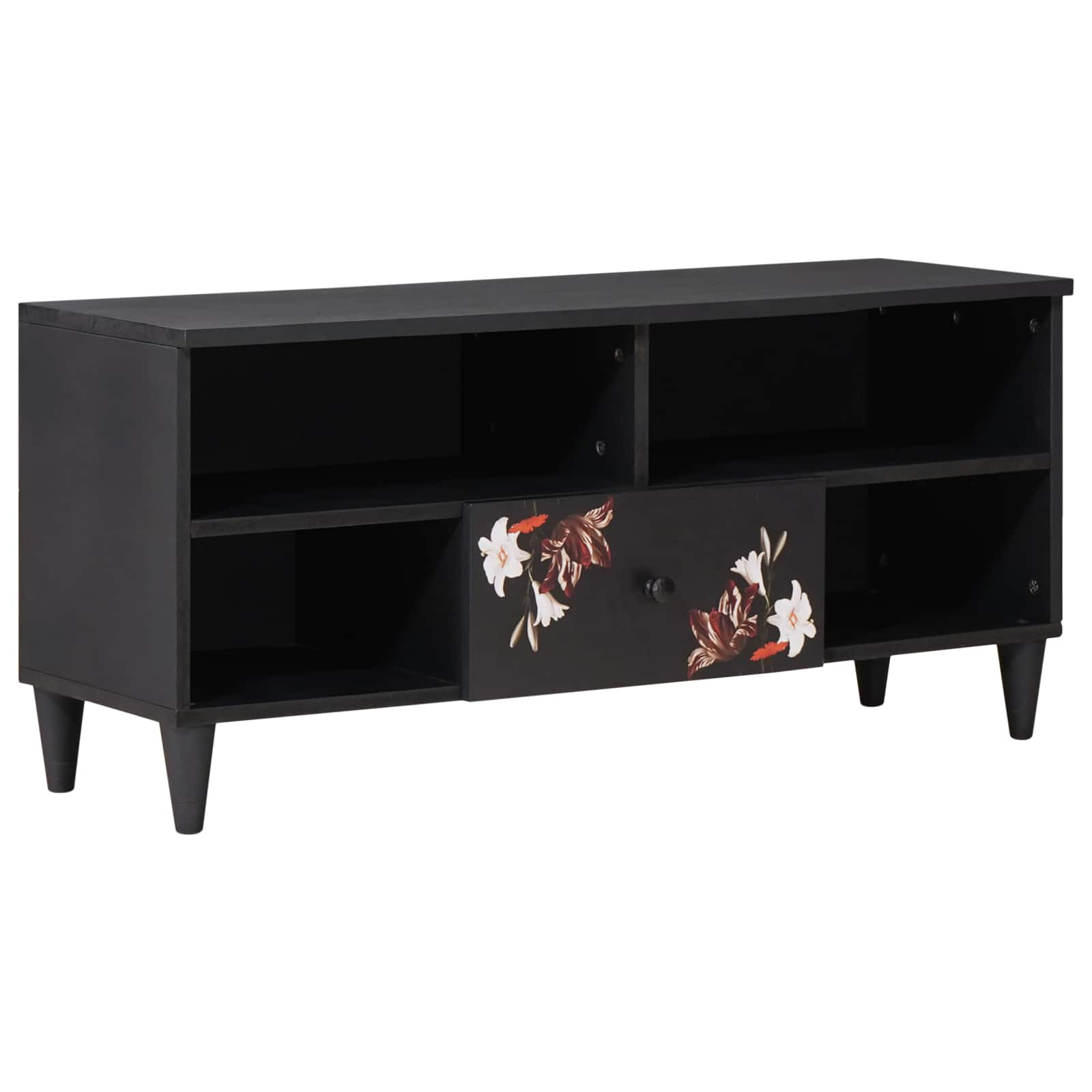 vidaXL Stauraumschränke Mehrfarbig 100 x 33,5 x 46 cm Massivholz Mango