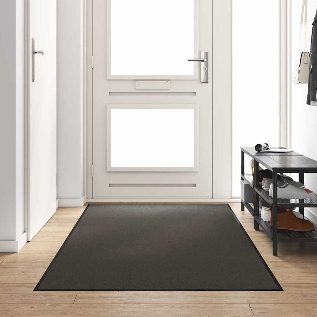 vidaXL Fußmatte Anthrazit und Schwarz 120 x 250 cm 100% Polyamid