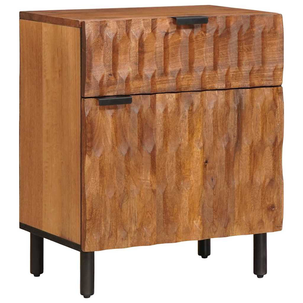 vidaXL Nachttisch Braun 50 x 33 x 60 cm Massivholz Mango