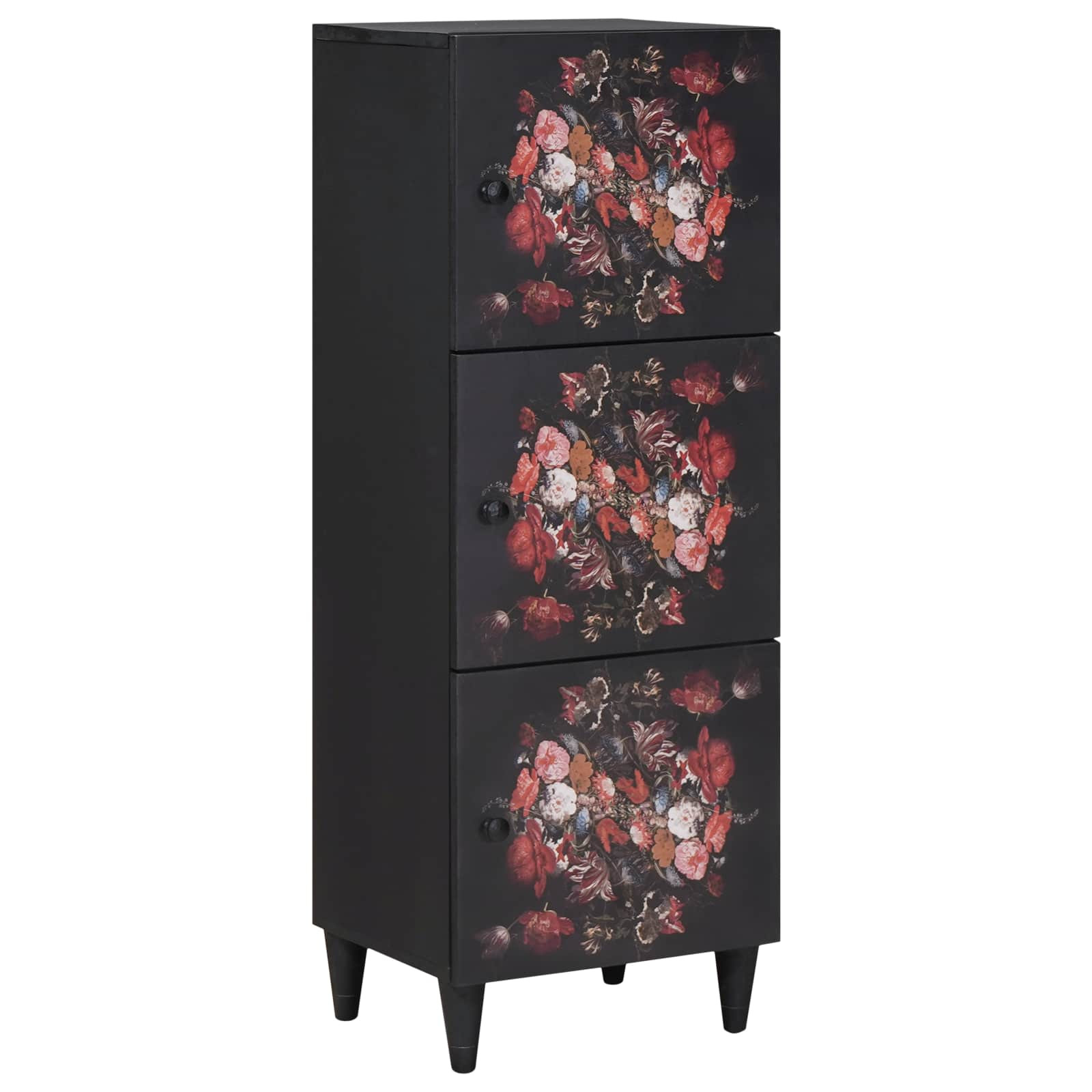 vidaXL Stauraumschränke Mehrfarbig 40 x 33,5 x 110 cm Massivholz Mango