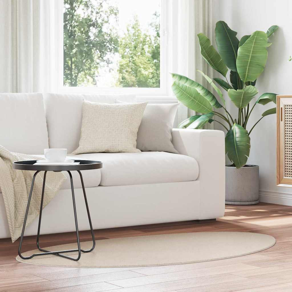 vidaXL Bereichsteppiche HUARTE Beige 80 x 150 cm Polyester