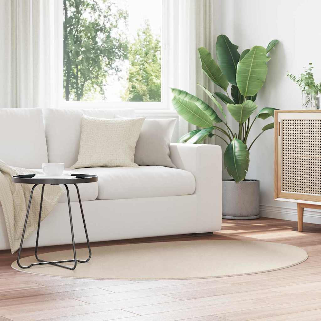 vidaXL Bereichsteppiche HUARTE Beige 120 x 170 cm Polyester
