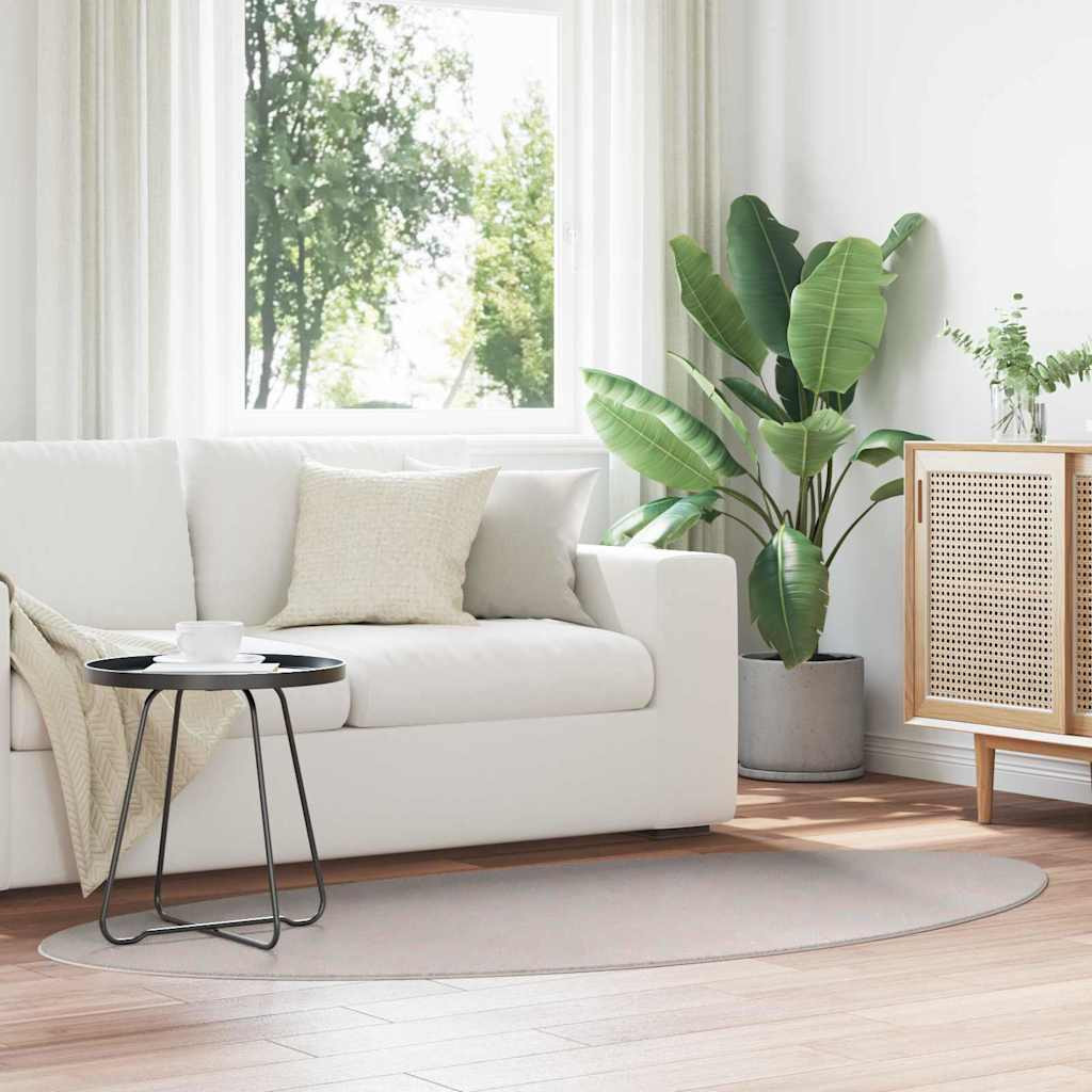 vidaXL Bereichsteppiche HUARTE Sand 100 x 200 cm Polyester