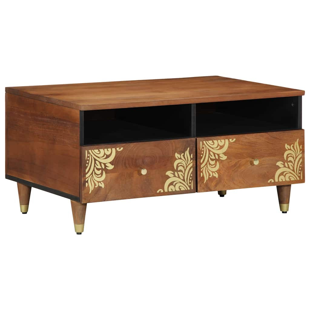 vidaXL Couchtisch Honigbraun 80 x 54 x 40 cm Massivholz Mango